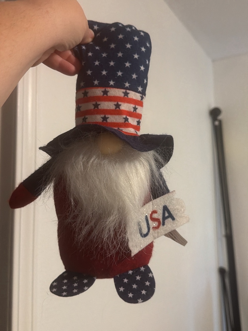 Patriotic USA Gnome Holiday Decor - Red, White & Blue